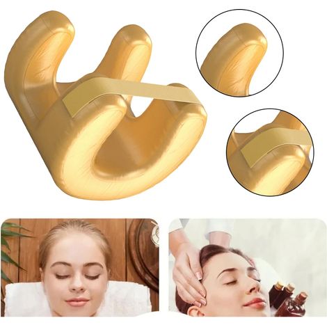 Cuscino cervicale in memory foam a forma di farfalla, cuscino per il sonno a rimbalzo lento, cuscino per il sonno ortopedico cervicale per massaggio cervicale, oro (1/5)