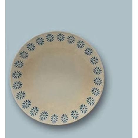 Set 12 Piatti Fondo da Tavola Table in Porcellana Siviglia 22 cm