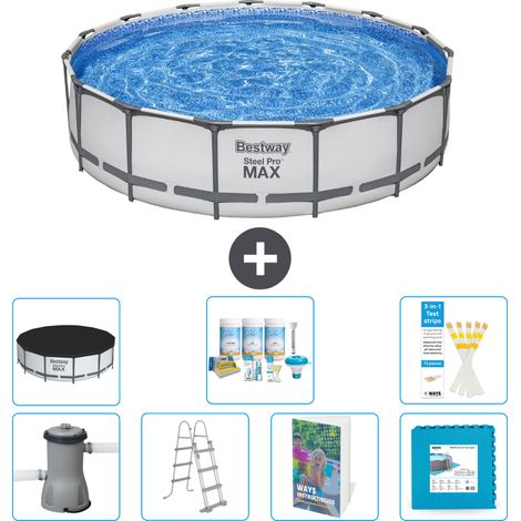 Bestway Steel Pro MAX Rund - 457x122 cm - 8-teilig S536