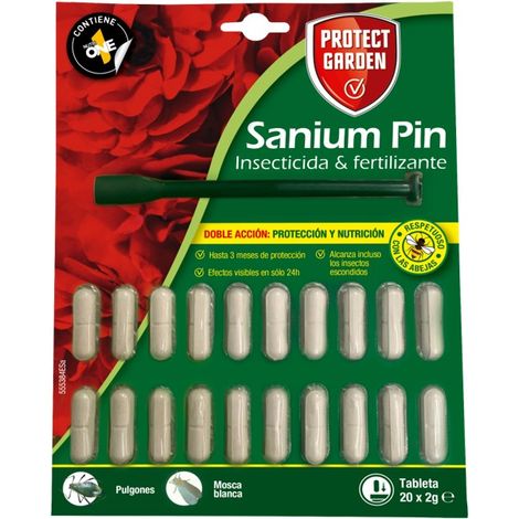 Protect garden Insecticida+ Fertilizante Sanium pin 20X2 GR (1/3)