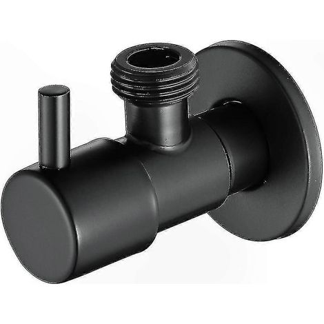 Robinet d'arrêt d'eau durable en acier inoxydable 304 pour eau chaude et froide, accessoire de salle de bain universel (1/3)