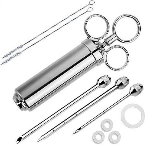 Kit d'injecteur de viande robuste en acier inoxydable 304 (1/5)