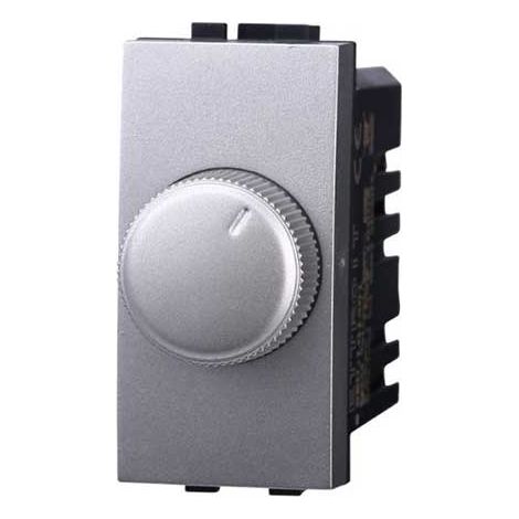Dimmer regolatore a manopola compatibile Bticino Livinglight per carichi resistivi 100W-1000W colore tech (1/2)