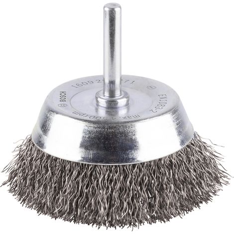 Bosch Brushing PRO Metal clean Cup Brush Straight Shank 70 x 0.2 mm 1609200271