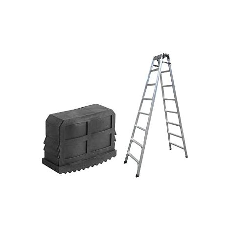 Embouuut d'échelleee, 1 Paire Pieds d'échelle, Pied Caoutchouc pour échelle, Embout Caoutchouc pour Echelle, Antidérapant Coussinets d'extension Couvercle d'échelle Accessoires de pièces (1/5)