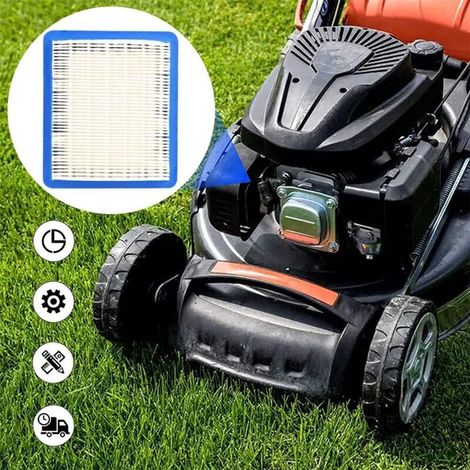 Filtro aria motore BDD 5 pezzi Filtro aria motore Accessori per tosaerba Cartuccia filtro aria Filtro aria per tosaerba a spinta Ricambio Hilloly Filtro aria trattore blu 13cm11cm (1/4)