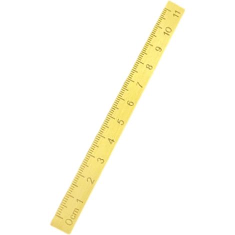 Règle presse, papier en laiton (1 pièce), de mesure à surface lisse (1/5)