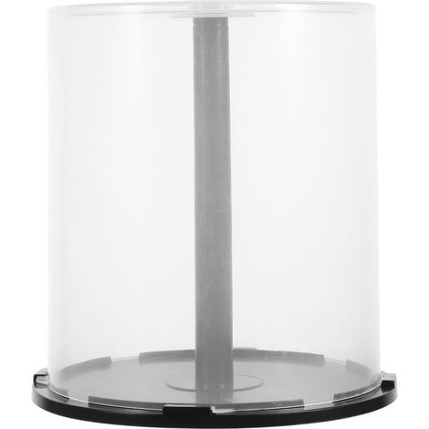 Seau de Rangement pour CD et Dvd en Pp Pratique et Protecteur, Capacité 100 Pièces, Design Simple et Délicat, pour Étagère ou Bureau (1/5)