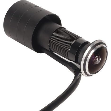 Caméra de Judas de Porte, Caméra IP HD 4MP pour Trou D'œil de Porte, Caméra IP RJ45 sans Lecteur, Caméra de sécurité à Domicile, Numérique USB, Alarme de Détection de (1/5)