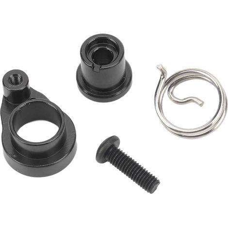 Amortisseur Servo Bras 25T Alliage Aluminium CNC Pièce Remplacement Absorption Chocs Noir Pour Voiture RC Traxxas (1/5)