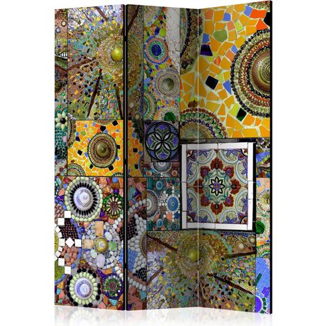 Paravento - Solar Mosaic [Room Dividers] - 135x172 (1/4)