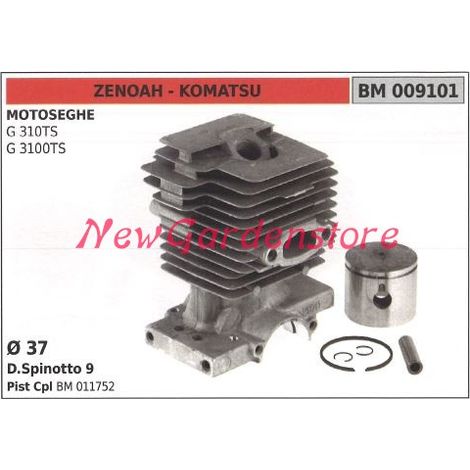 Cilindro pistone segmenti ZENOAH motore decespugliatore G 310TS 3100TS 009101