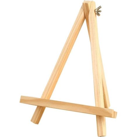 Chevalet d'artiste de table en bois, support pour cadre photo, chevalet triangulaire pour peinture, (1/5)
