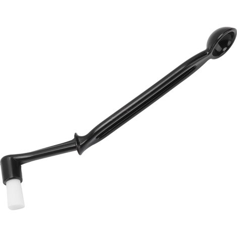 Brosse de nettoyage pour tête de machine à café noire multifonction en plastique, outil de nettoyage pour la maison (1/5)