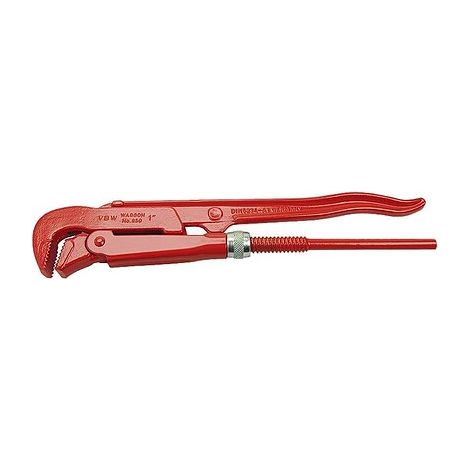 VBW Rohrzange 90° - 1'' rot lackiert - nach DIN 5234 A - 950010