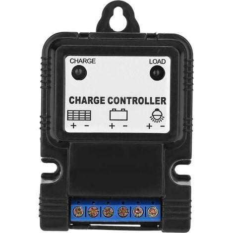 Contrôleur Solaire PWM 6V/12V 3A Contrôleur de Charge Solaire Régulateur de Charge de Panneau Solaire Intelligent avec Voyant LED, for Batteries (1/5)
