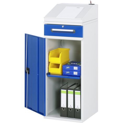 Rau Beistellschrank-Stehpult - Modell 02 BxTxH 450x520x1110/1220mm (1/3)