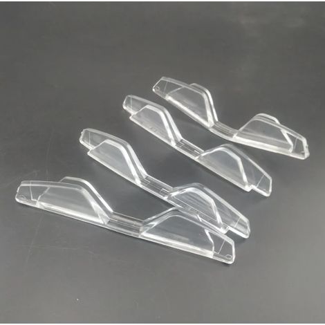 4 Stück transparente, flexible Türkantenschützer für das Auto