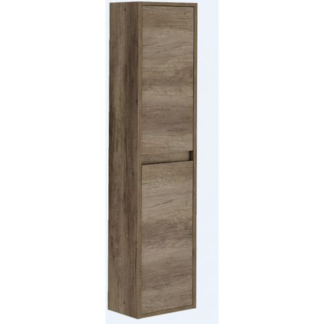 Colonna bagno sospesa 30x140 cm nordik con due ante - Ravenna