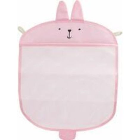 Rangement pour jouets de bain Organisateur de jouets pour bébé Salle de bain Porte-sac suspendu en filet Rose (1/5)
