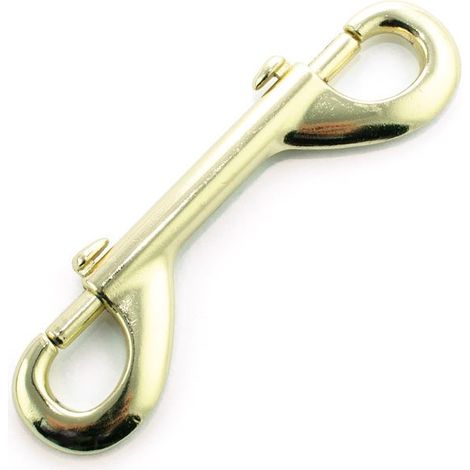 Moschettone doppio  in ottone