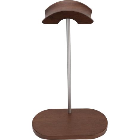 Support de Casque Universel avec Barre de Support en Aluminium, de Casque en Noyer pour Affichage des écouteurs de Jeu (1/5)