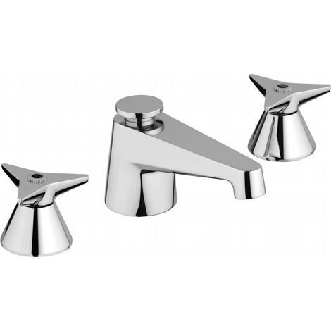 Mitigeur lavabo 3 trous Mamoli Gio Ponti 451000000051 Chromé (1/3)