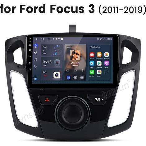 Autoradio JUNSUN Pour Ford Focus 2011-2019 Android 14 CarPlay 2+64GB (1/5)