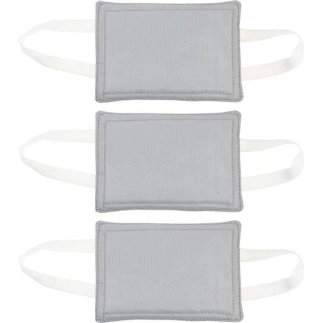 Lot de 3 butoirs de porte de placard, amortisseurs de fermeture de porte, coussins de fermeture de porte, cache-poignées de porte-23.5X8.5CM-Dark Grey