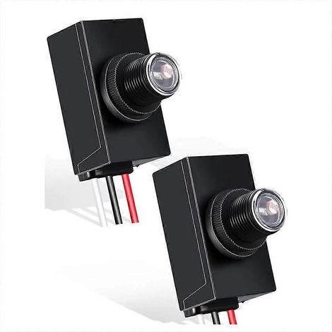 2 capteurs crépusculaires pour éclairage extérieur 120-277 V P oelectric Switch P ocell Light Sensor (1/5)