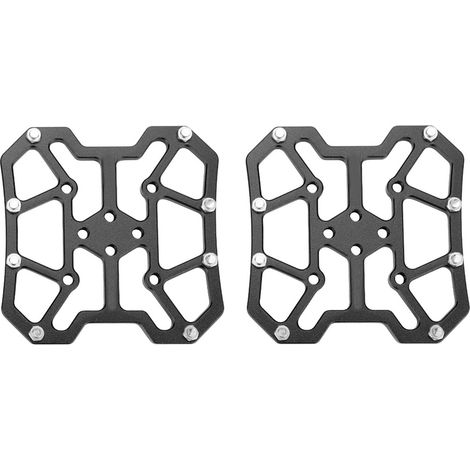 paire d'adaptateurs de plateforme pour pédales automatiques de vélo en alliage d'aluminium pour SPD (noir) (1/5)