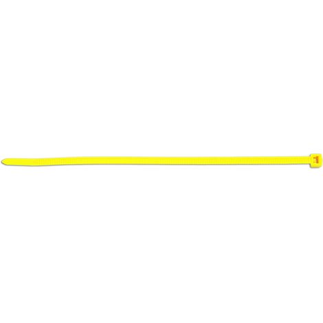 HellermannTyton 111-04805 T50R-PA66-YE Serre-câble 200 mm 4.60 mm Jaune 100 pc(s) (1/2)