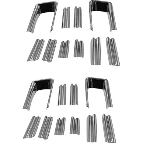 20X pour Toyota Alphard Série 30 - Bande de protection de pare-chocs avant, garniture de phares antibrouillard, bande décorative chromée (1/5)