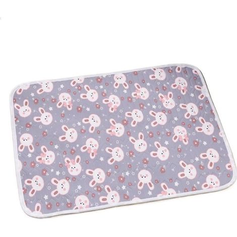 Tapis rafraîchissant en latex de coton doux pour animal domestique, chat, chien, tapis de couchage d'été avec gel rafraîchissant pour chiens et chats (XL, violet) (1/5)