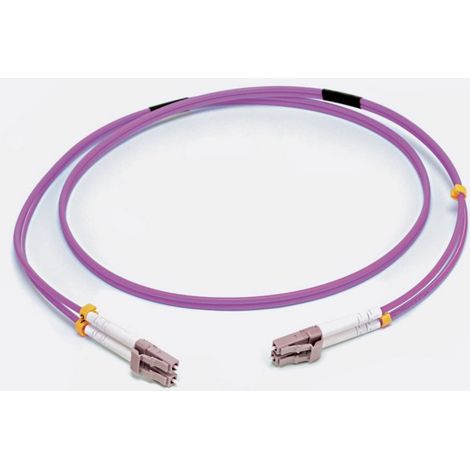 2 meters Duplex optical patch cord Multimode fiber 50/125 LC/LC