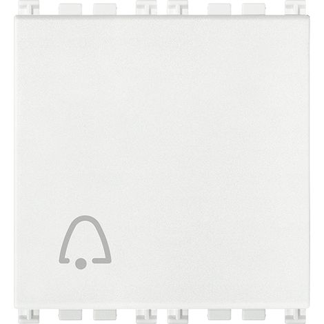 VIMAR - 19008.2.C.B Pulsante 1P NO 10A campanello 2M bianco