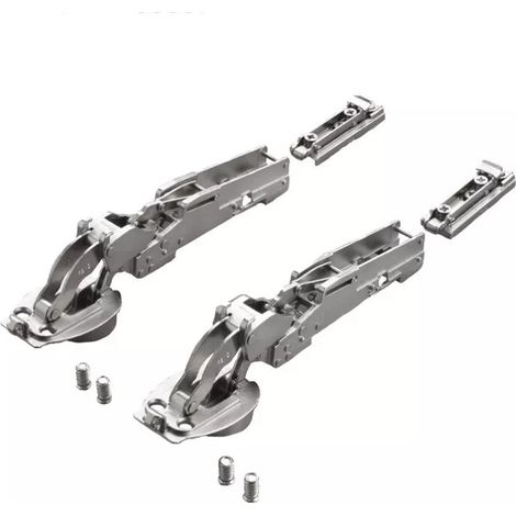 Charnière pour meuble PACTA force I avec ressort – Amortisseur Smove intégré – Charge maximale 6.6kg – Angle d’ouverture 90° – Salice