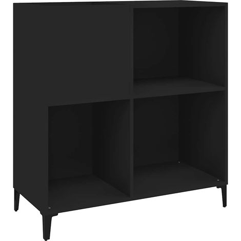 Maison Exclusive - Mobile Porta DiscNero 84,5x38x89 cm in Legno Multistrato