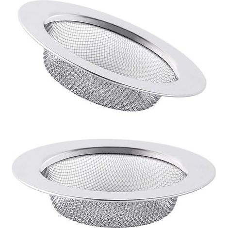 2 Pièces,Bouchon Evier Cuisine,Filtre Evier,Bonde Evier Cuisine,Filtre Evier Cuisine,Passoire Evier Cuisine,Grille Evier Cuisine,Bouchon Evier,Bonde Evier,Acier Inoxydable,7.8cm (1/5)