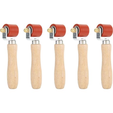 5X Rouleau de Pression à Main, Rouleau de Pression en Silicone de 28Mm Rolle pour Outils de Toiture PVC / / EPDM Outils de RevêTement de Sol Outil de Soudage (1/5)