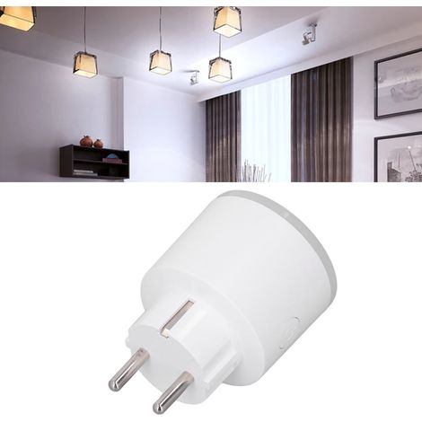Prise connectée LED, prise Wi-Fi, minuterie contrôlable à distance via smartphone, prise connectée à variation d'intensité RGB, norme européenne 100-240 V (1/5)