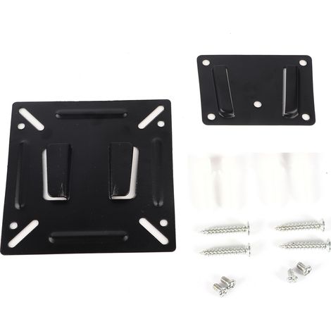 Support mural TV 12-24 pouces, support VESA 75/100 pour écran plat LCD LED, fixation murale pour moniteur. (1/5)