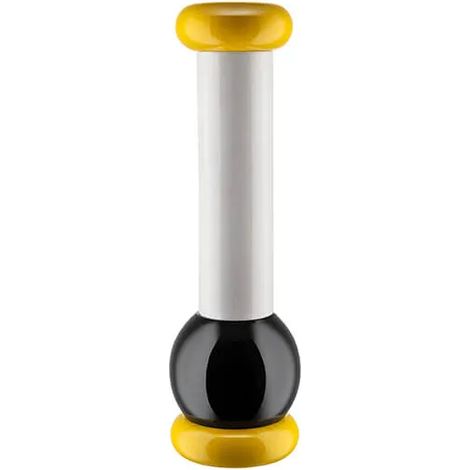 Alessi Wood Pepper Mill Yellow