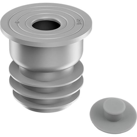 Joint de Tuyau de Machine à Laver, Bouchon Anti-Odeur pour Cuisine et Salle de Bain, Joint d'Étanchéité pour Tuyau de Vidange d'Eau, pour Tuyaux de 35-40MM Canalisations d'Évier Gris (S) (1/5)