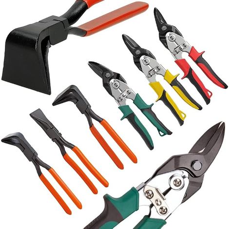 Set of Sheet Metal Bending Pliers 0° 45° 90°: Edge, Bend (1/5)