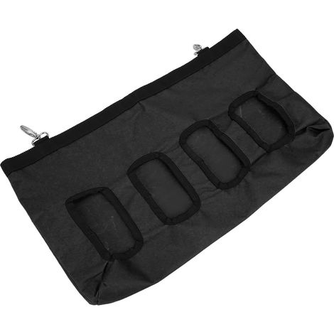 Sac à foin suspendu pour lapin grande capacité, 46 x 4 x 28 cm, noir. (1/5)