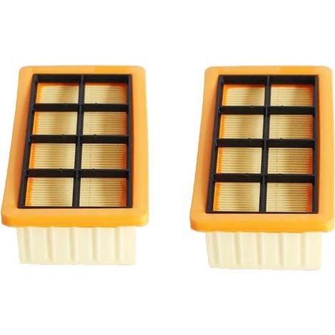 2 Filtres HEPA Plats Plissés de Rechange pour Kärcher AD2/AD3/AD4 Premium (6.415-953.0) (1/3)