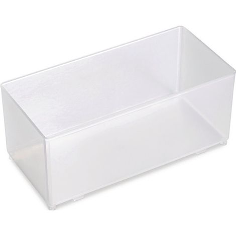 Insertar cuadro 80 CA7-1 1/2 H69XL79XP163 mm de plástico Raaco transparente (por 8)