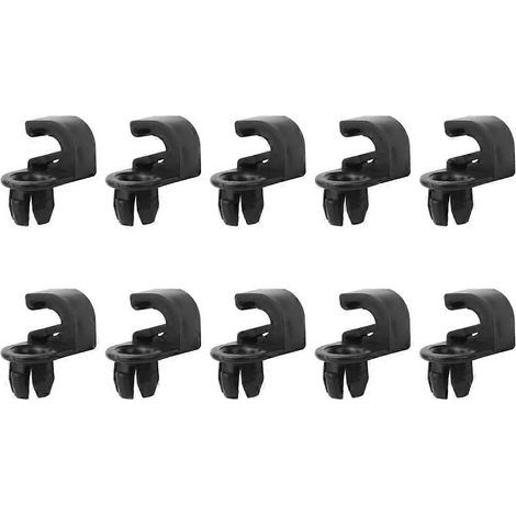 10 supports de tige de capot avec clip de fixation 792843 pour Citroën Berlingo C3 C4 C-Élysée Peugeot (1/5)