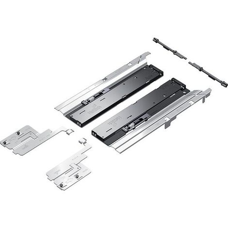 Hettich – Système d'ouverture Push to Open Silent pour coulisses Actro – Charge 10kg – Compatible avec Silent System – Installation facile